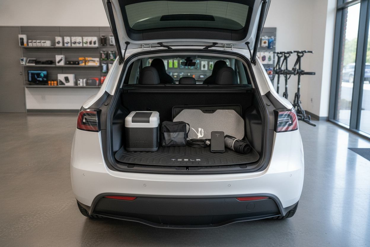De bästa tillbehören till Tesla Model Y: Skydda och optimera din elbil